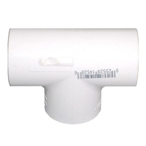24" Schedule 40 Fabricated PVC Tee - Socket x Socket x Socket (401-240F)