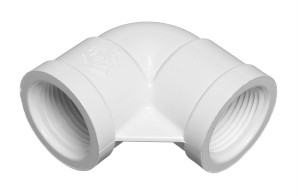 1" 90° Degree Elbow PVC Fitting Fipt x Fipt Schedule 40 1" 90° Degree Elbow PVC Fitting Fipt x Fipt Schedule 40