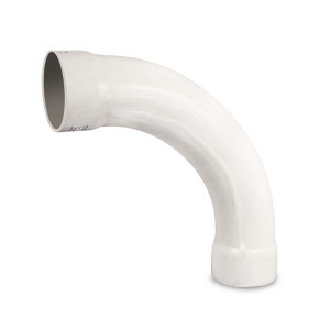8" Sch 40 PVC Long Sweep 90 Elbow Soc 406-080LSF 8" Sch 40 PVC Long Sweep 90 Elbow Soc 406-080LSF