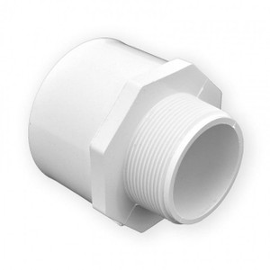 5" x 6" Sch 40 PVC Reducing Male Adapter - Mipt x Soc 436-492F