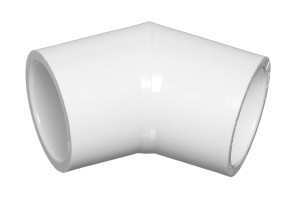10" 45° Elbow Slip x Slip PVC Fitting Schedule 40 10" 45° Elbow Slip x Slip PVC Fitting Schedule 40