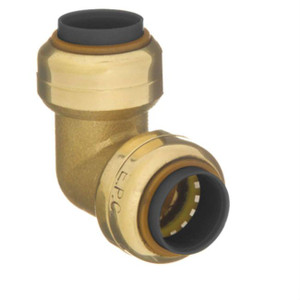 1/4" Brass Push Fit 90 Degree Elbow 10177401
