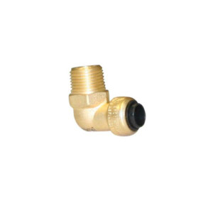 1/2" Brass Push Fit 90 Degree Male Elbow 10177351