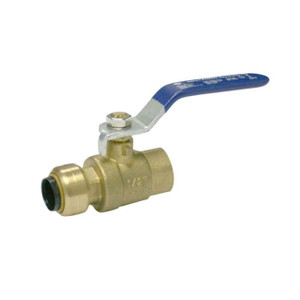 1/2" Brass Push Fit Female Ball Valve 10177482 1/2" Brass Push Fit Female Ball Valve 10177482