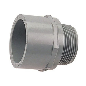 3/4" x 1" Sch 80 CPVC Reducing Male Adapter - Mipt x Soc 836-102C