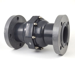 3" Industrial PVC Swing Check Valve w/ Flange Kit 3" Industrial PVC Swing Check Valve w/ Flange Kit