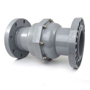 2-1/2" Industrial CPVC Swing Check Valve w/ Flange Kit