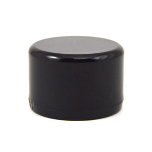 3/4" PVC End Cap Furniture Grade - Black