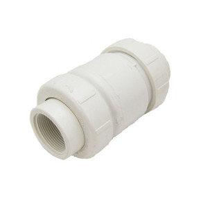 1" PVC True Union Swing Check Valve - Threaded (S1720-10F) 1" PVC True Union Swing Check Valve - Threaded (S1720-10F)
