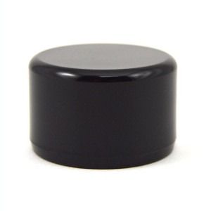 1" PVC End Cap Furniture Grade - Black