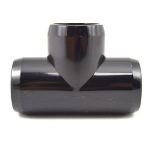 1" PVC Tee Furniture Grade - Black 1" PVC Tee Furniture Grade - Black