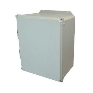 AMU2060F 20x16x10 NEMA 4X Fiberglass Enclosure w/ Lift-Off Screw Cover Flange Mount