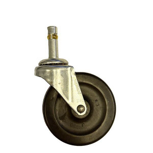 3" Rubber Caster - Non-Locking Wheel
