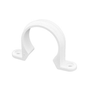 1-1/4" PVC 2-Hole Pipe Strap (STRP-012) 1-1/4" PVC 2-Hole Pipe Strap (STRP-012)