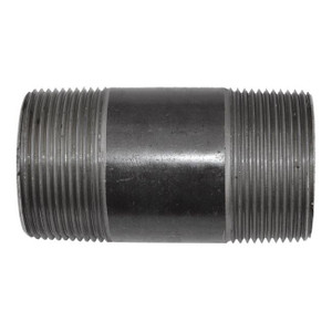 1-1/2" x 3-1/2" Black Malleable Iron Nipple (BSN112312 / 10835)