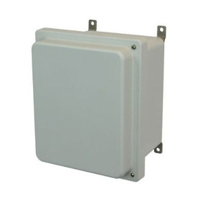 AM1086RH 10x8x6 NEMA 4X Fiberglass Enclosure w/ Raised Hinged Screw Cover AM1086RH 10x8x6 NEMA 4X Fiberglass Enclosure w/ Raised Hinged Screw Cover