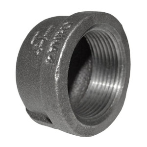1-1/4" Black Malleable Iron Cap (BMC114 / 35507)