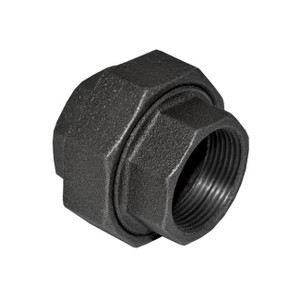 1-1/4" Black Iron Union - FPT x FPT (BMU114 / 35107) 1-1/4" Black Iron Union - FPT x FPT (BMU114 / 35107)