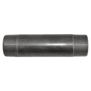 1-1/4" x 6" Black Malleable Iron Nipple (BSN1146 / 10760)