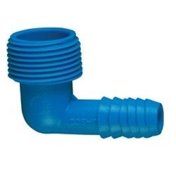 1/2" Lasco Blue Twister Elbow - MIPT x Double Helix® (3300-005)