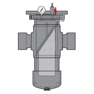 2" Spears PVC Basket Strainer - SOC - EPDM - SS6 Mesh (BS22S6-020)