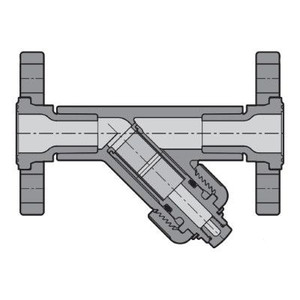 1" Spears Clear PVC Y-Strainer - FLG - EPDM - SS8 Mesh (YS23S8-010CL) 1" Spears Clear PVC Y-Strainer - FLG - EPDM - SS8 Mesh (YS23S8-010CL)