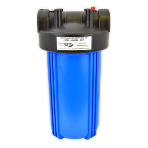 10" EverWave Big Blue Filter Housing - 1" IN/OUT, 4-1/2" Dia. (EVW-H-45-10-BL)