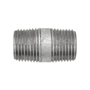 1/2" x 1-1/2" Galvanized Malleable Nipple - MNPT (GSN12112 / 11415)