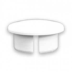 2" Domed Internal Pipe Cap Furniture Grade - White 2" Domed Internal Pipe Cap Furniture Grade - White