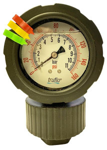 2-1/2" Truflo OBS Series Plastic Gauge & Isolator (OBS-PP-0-160)
