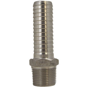 1-1/4" Stainless Steel Male Insert Adapter Extra Long (SSMAXL-125-100)