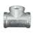 3/4" X 3/4" X 3/8" Galvanized Malleable Iron Tee (36434)