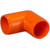 Orange 3/4" Furniture Fitting 90 Elbow (FF-90-007-ORANGE)