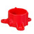 Red 1" Furniture Fitting Table Cap (FF-TC-010-RED)