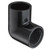 1-1/2" Black Sch 40 PVC 90 Elbow - Soc x Fipt 407-015B