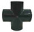 3" Cross Slip PVC Fitting Schedule 80