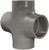 1/4" Schedule 80 PVC Cross 820-002