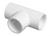 8" Tee Slip x Slip x Slip PVC Pipe Fittings Schedule 40