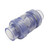 1-1/2" Clear PVC True Union Swing Check Valve - Socket (S1720C-15)
