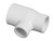 2" x 1 1/2" x 3/4" Reducing Tee Slip x Slip x Slip PVC Fittings Schedule 40