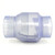 3" Clear PVC Swing Check Valve - Socket (S1520C-30)