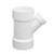 2" x 1-1/2" x 1-1/2" DWV PVC Reducing Wye D601-241