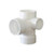 3" x 3" x 3" x 1-1/2" DWV PVC Sanitary Tee with R. Inlet D417-337 3" x 3" x 3" x 1-1/2" DWV PVC Sanitary Tee with R. Inlet D417-337