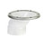4" x 3" DWV PVC Offset Closet Flange w/ Adjustable Metal Ring (P820-422 / D823-422)