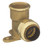 3/8" x 1/2" Brass Push Fit 90 Degree Street Elbow 10155541