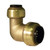 3/4" x 1/2" Brass Push Fit 90 Degree Reducing Elbow 10155480