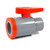 1/2" Sch 80 CPVC Compact Ball Valve - Socket