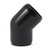 1-1/4" PVC 45-Degree Elbow Furniture Grade - Black