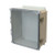 AMU1426CCTF 14x12x6 NEMA 4X Fiberglass Enclosure w/ Twist Latch Clear Hinged Cover Flange Mount