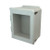 AMU2060LWF 20x16x10 NEMA 4X Fiberglass Enclosure w/ Quick-Release Latch Hinged Cover Window Flange Mount